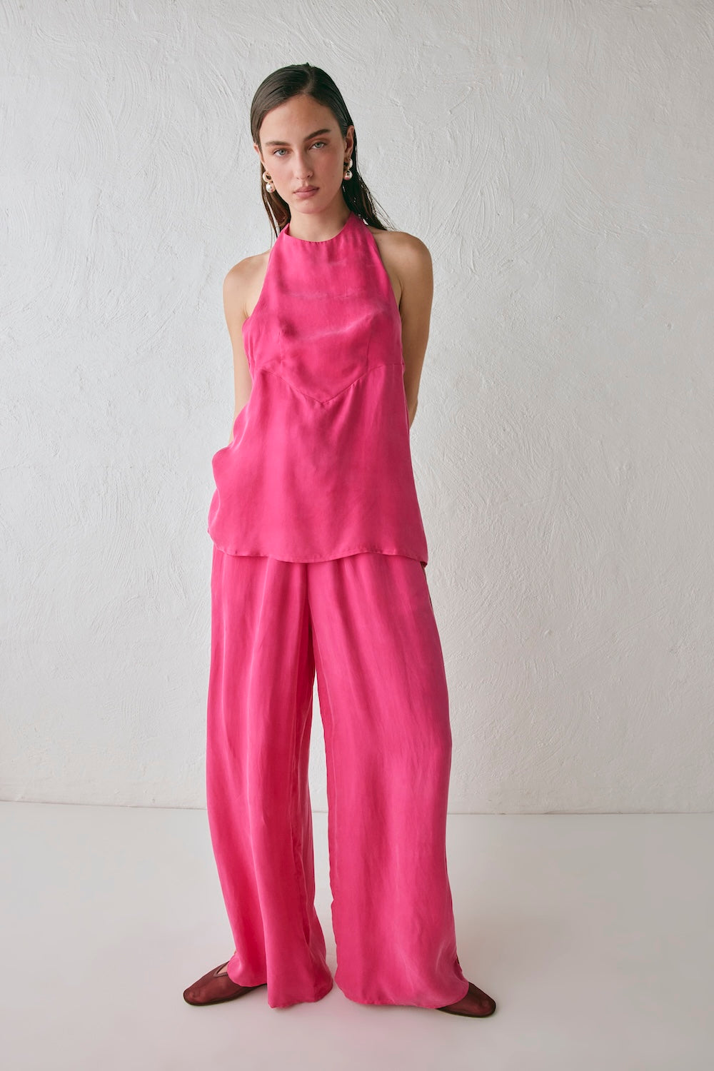 Moonscapes Pants Fuchsia