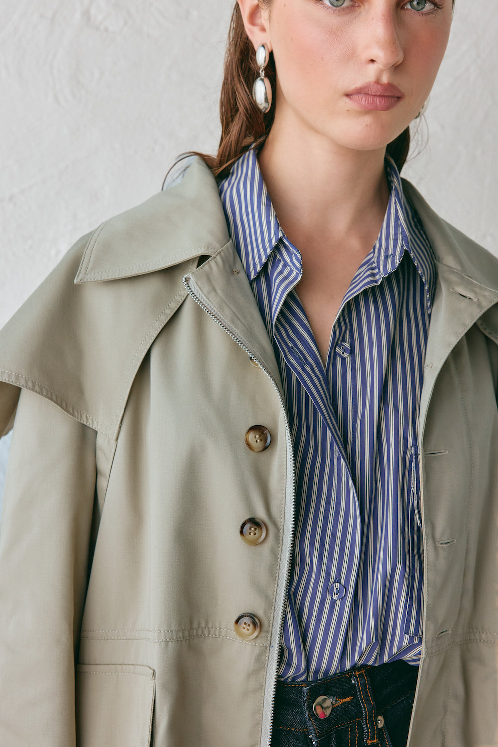 Gina Trench Coat Taupe