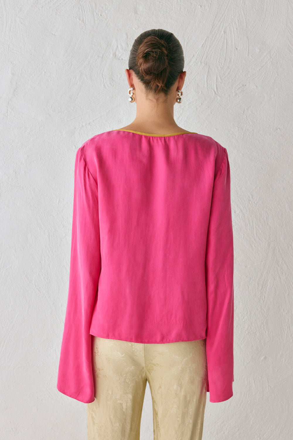 Moonscapes Top Fuchsia