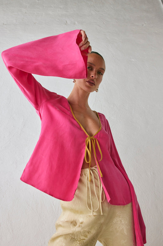 Moonscapes Top Fuchsia