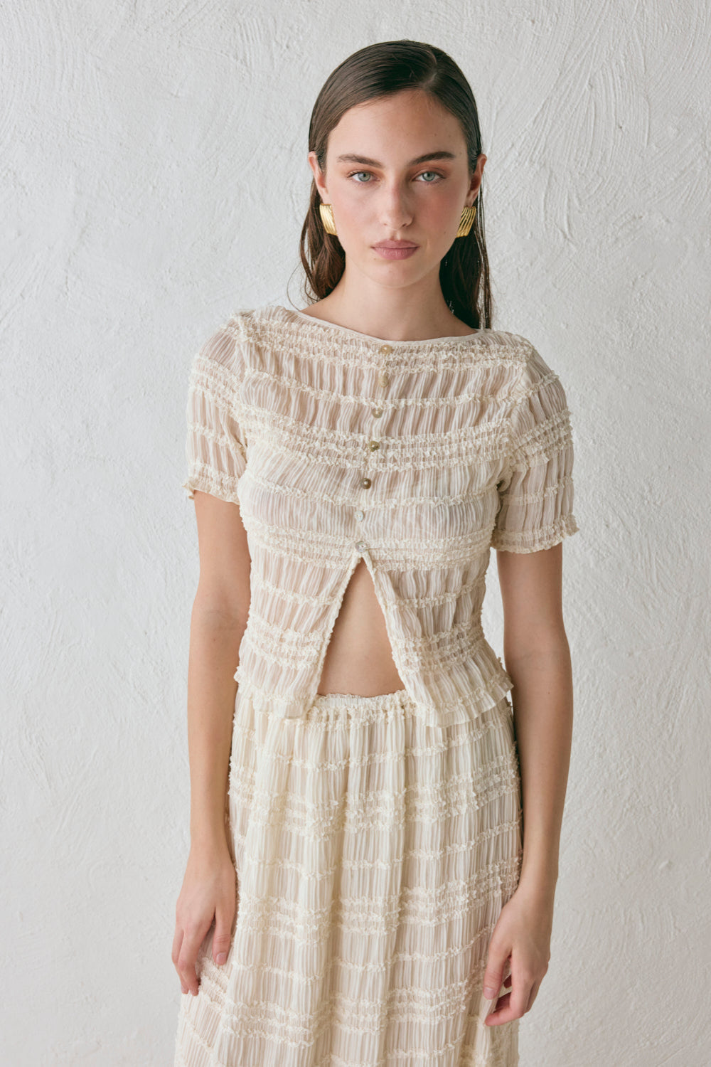 Sofia Top Cream
