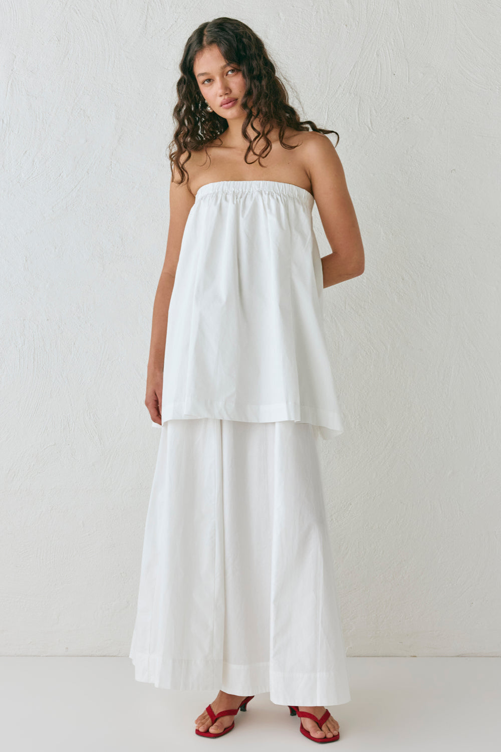 Hali Maxi Dress White