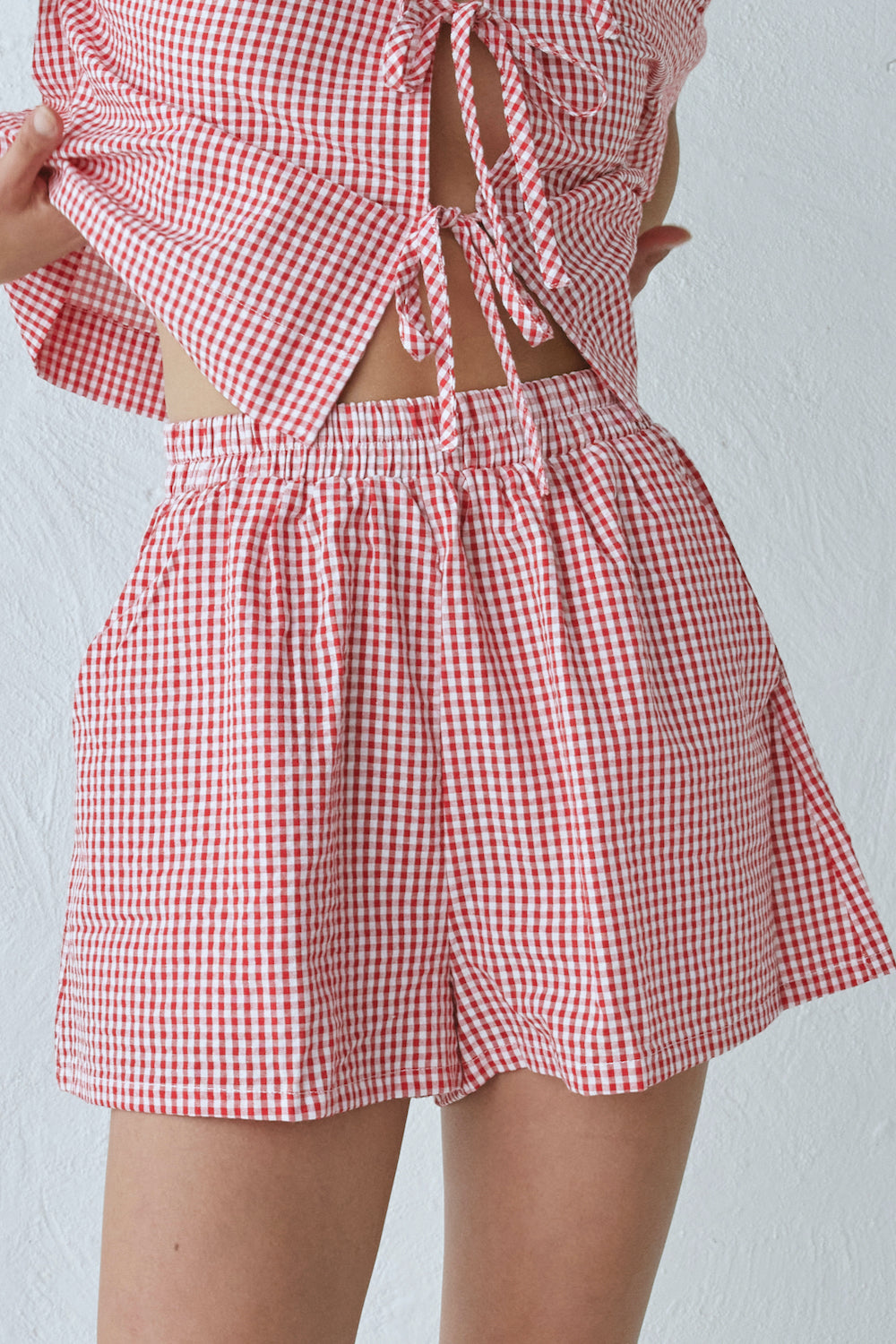 The Sea & I Shorts Red