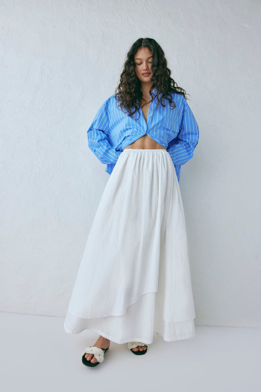 Jasmin Maxi Skirt White