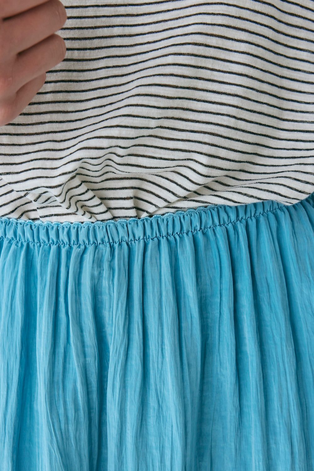 Solara Midi Skirt Aqua Blue