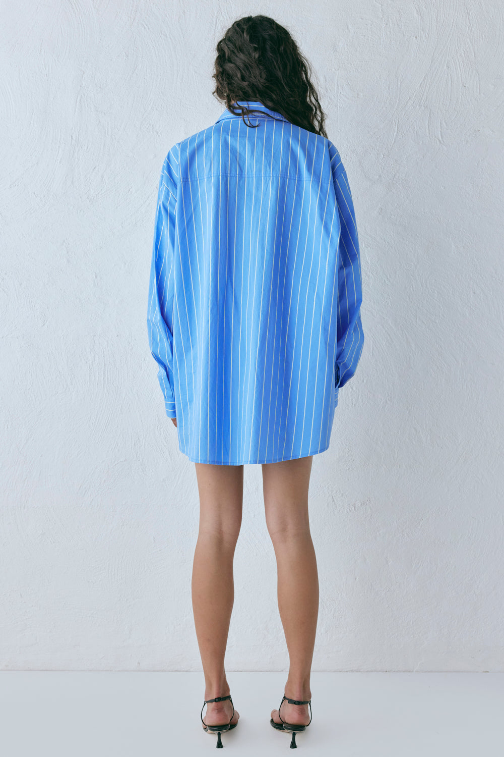 June Shirt Cornflower Stripe