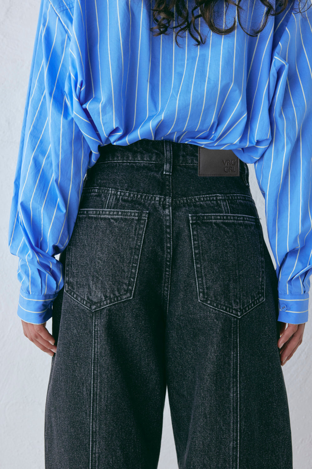 Lex Barrel Denim Jeans Washed Black