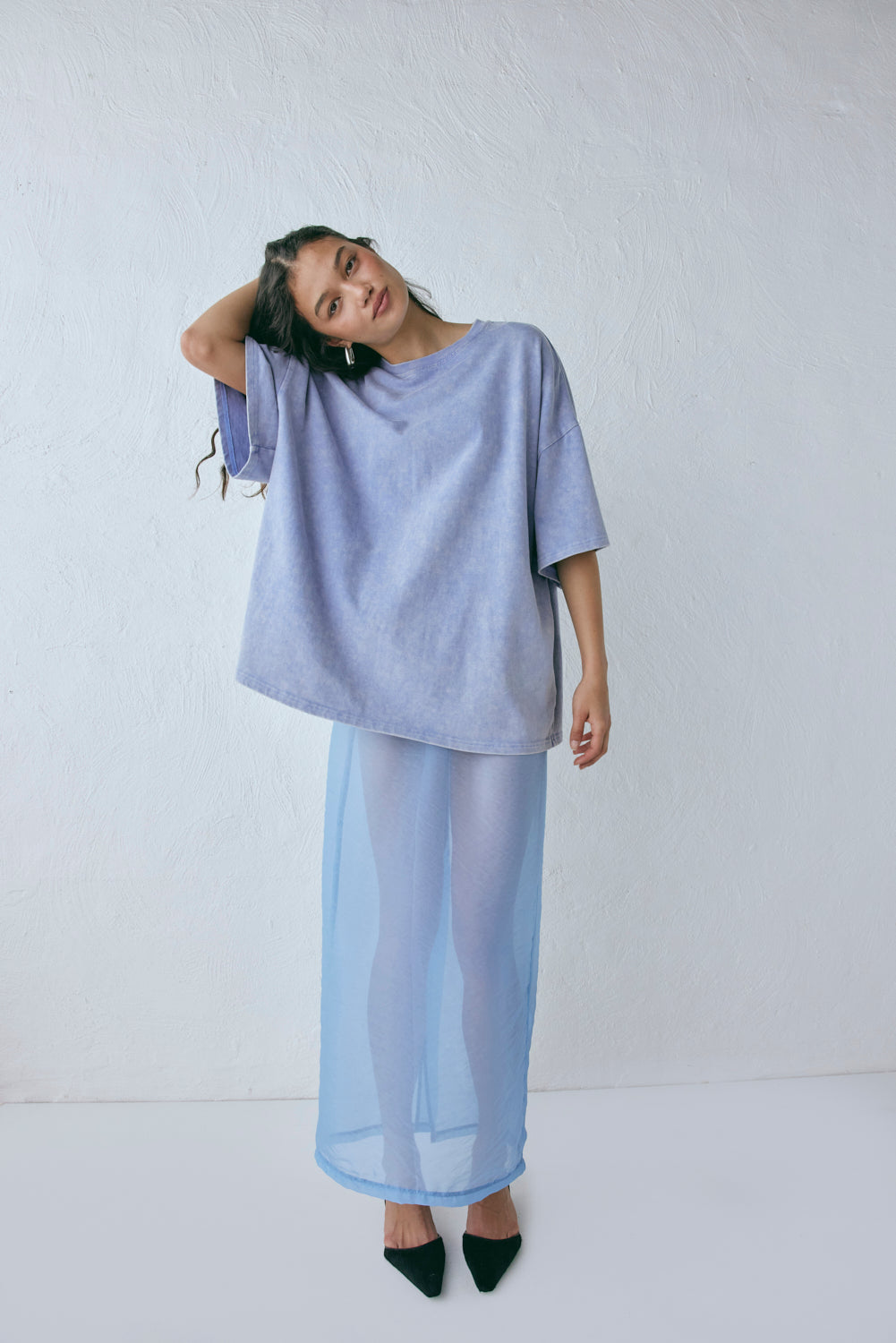 Willow Tee Chalk Blue