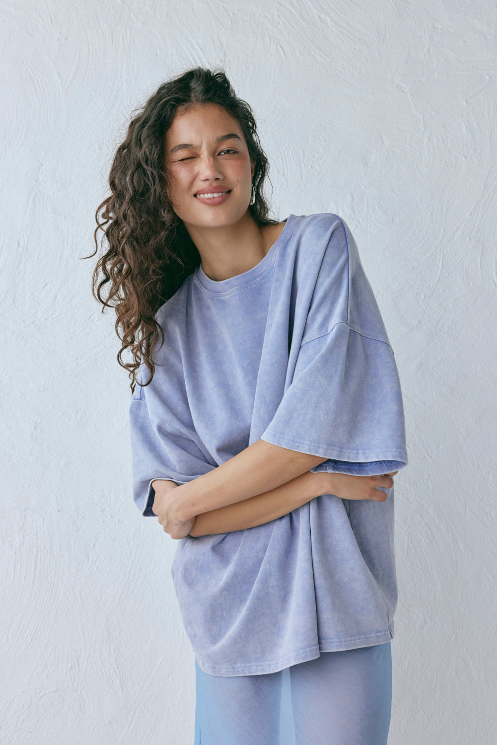 Willow Tee Chalk Blue
