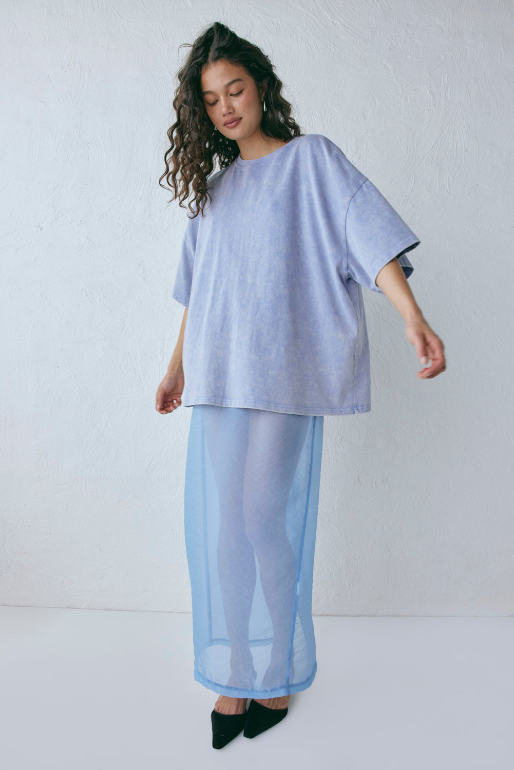 Willow Tee Chalk Blue