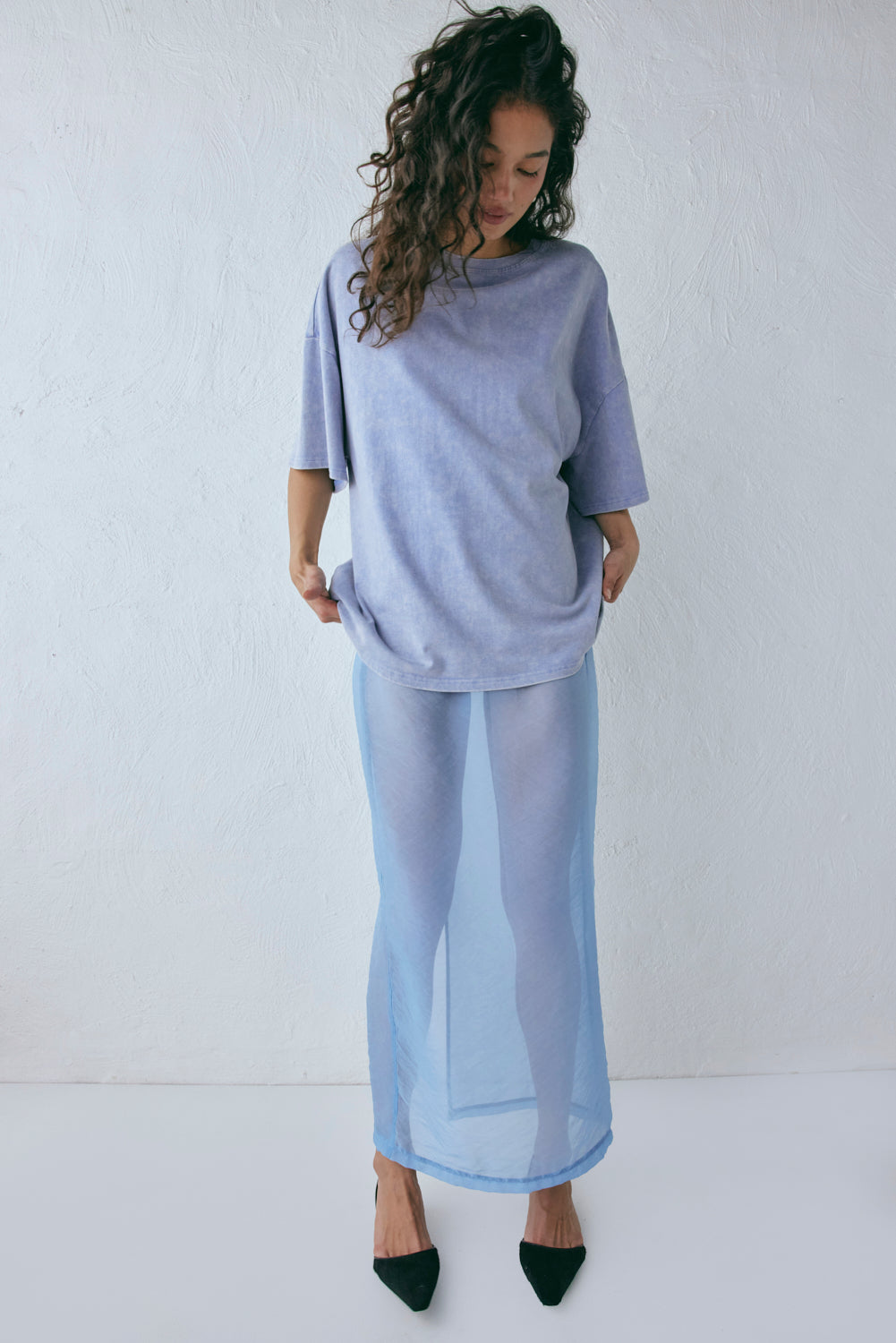 Willow Tee Chalk Blue