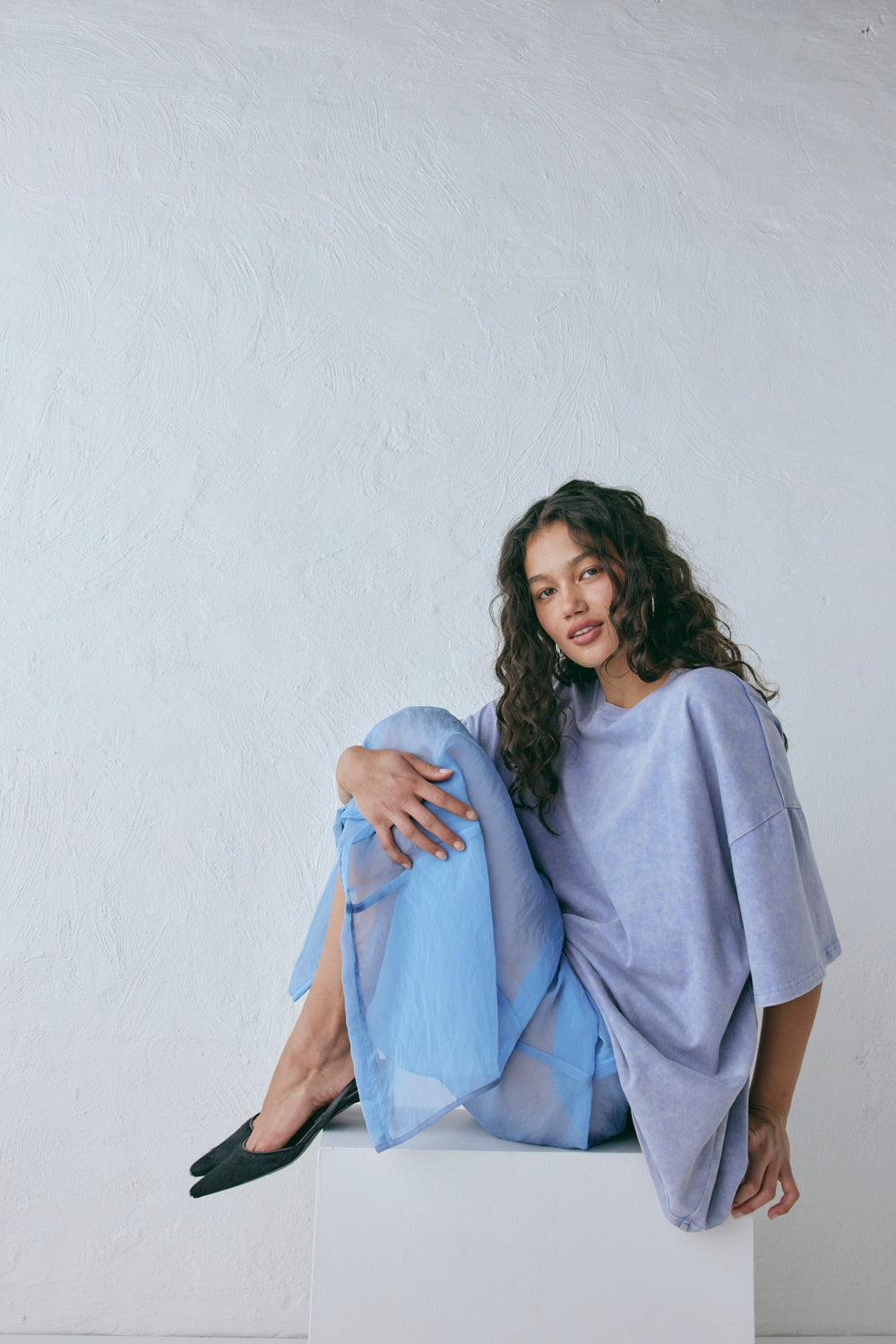 Willow Tee Chalk Blue