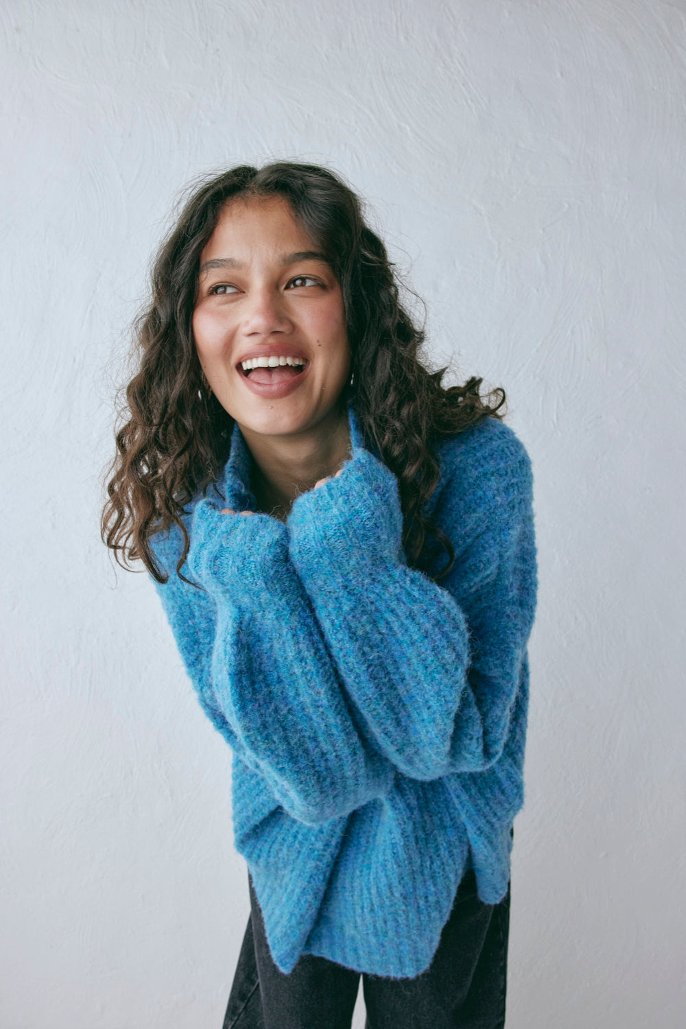 Yumi Knit Jumper Sea