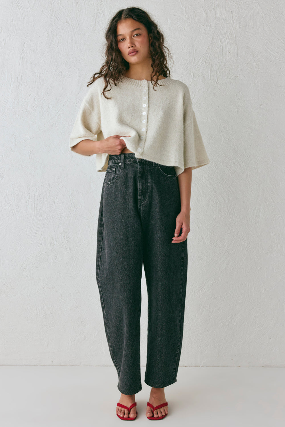 Hailey Knit Cardigan Oyster