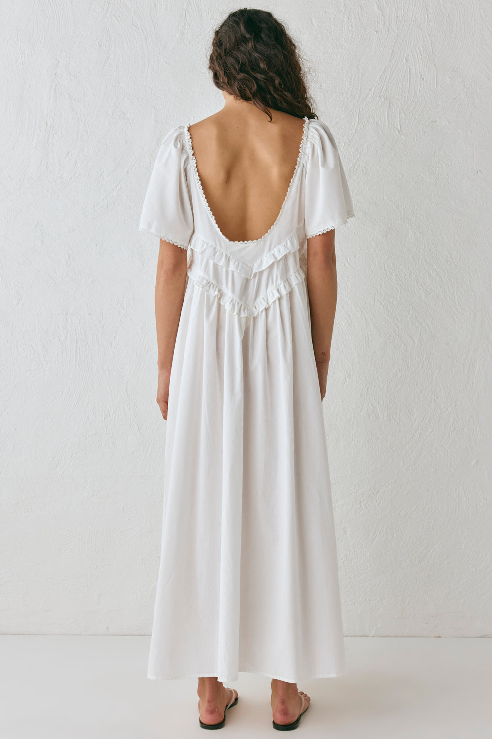 La Prairie Smock Midi Dress White