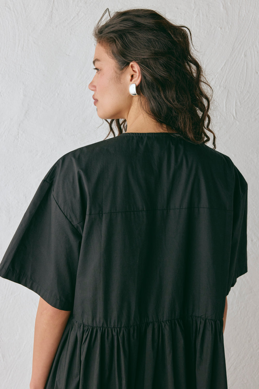 Naomi Smock Maxi Dress Black