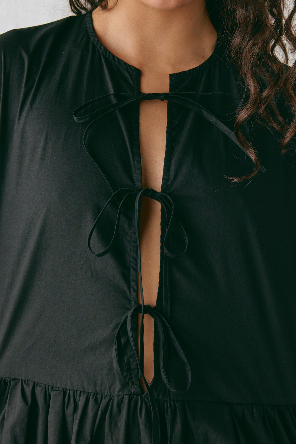 Naomi Smock Maxi Dress Black