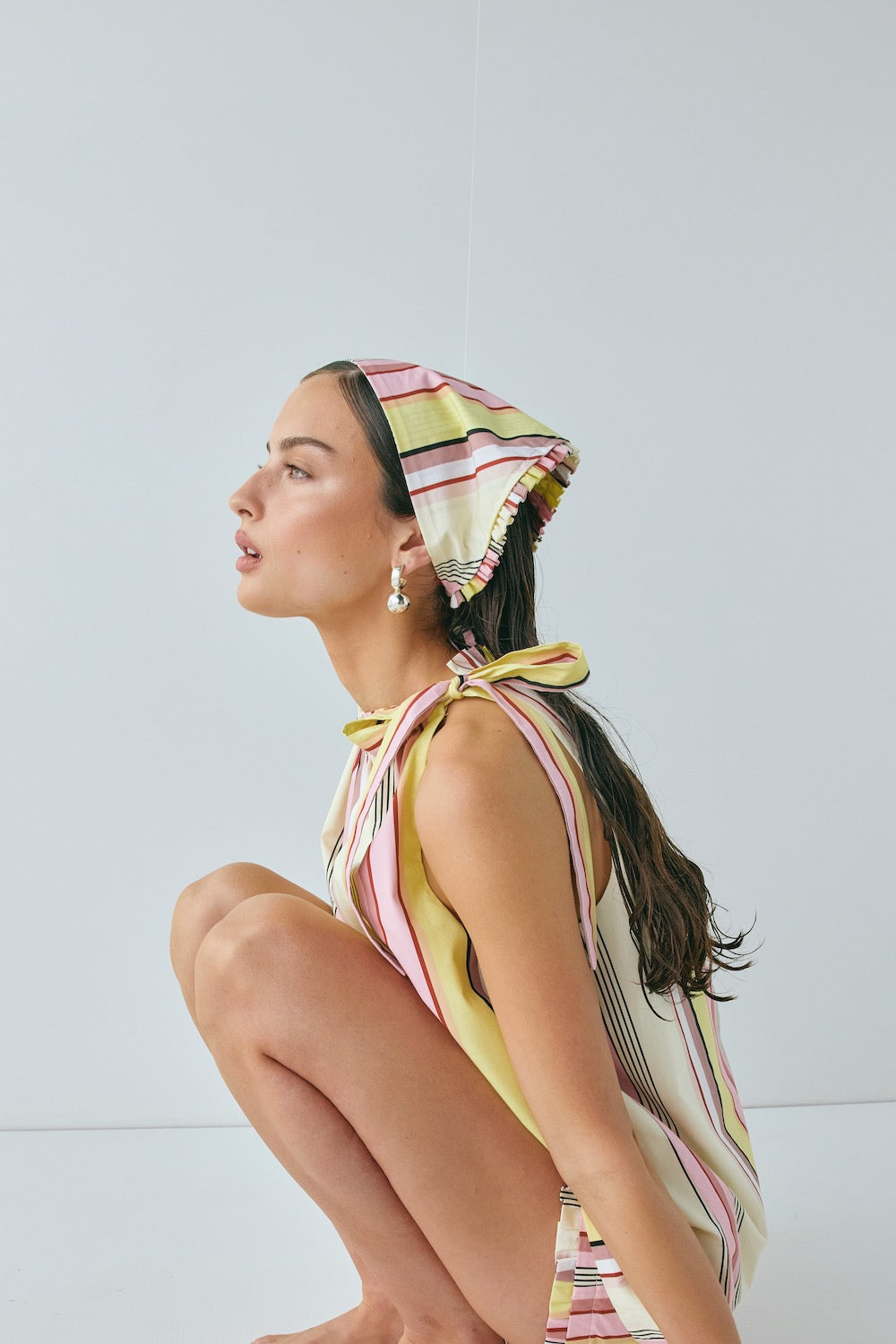 Darja Bandana Headscarf Stripe