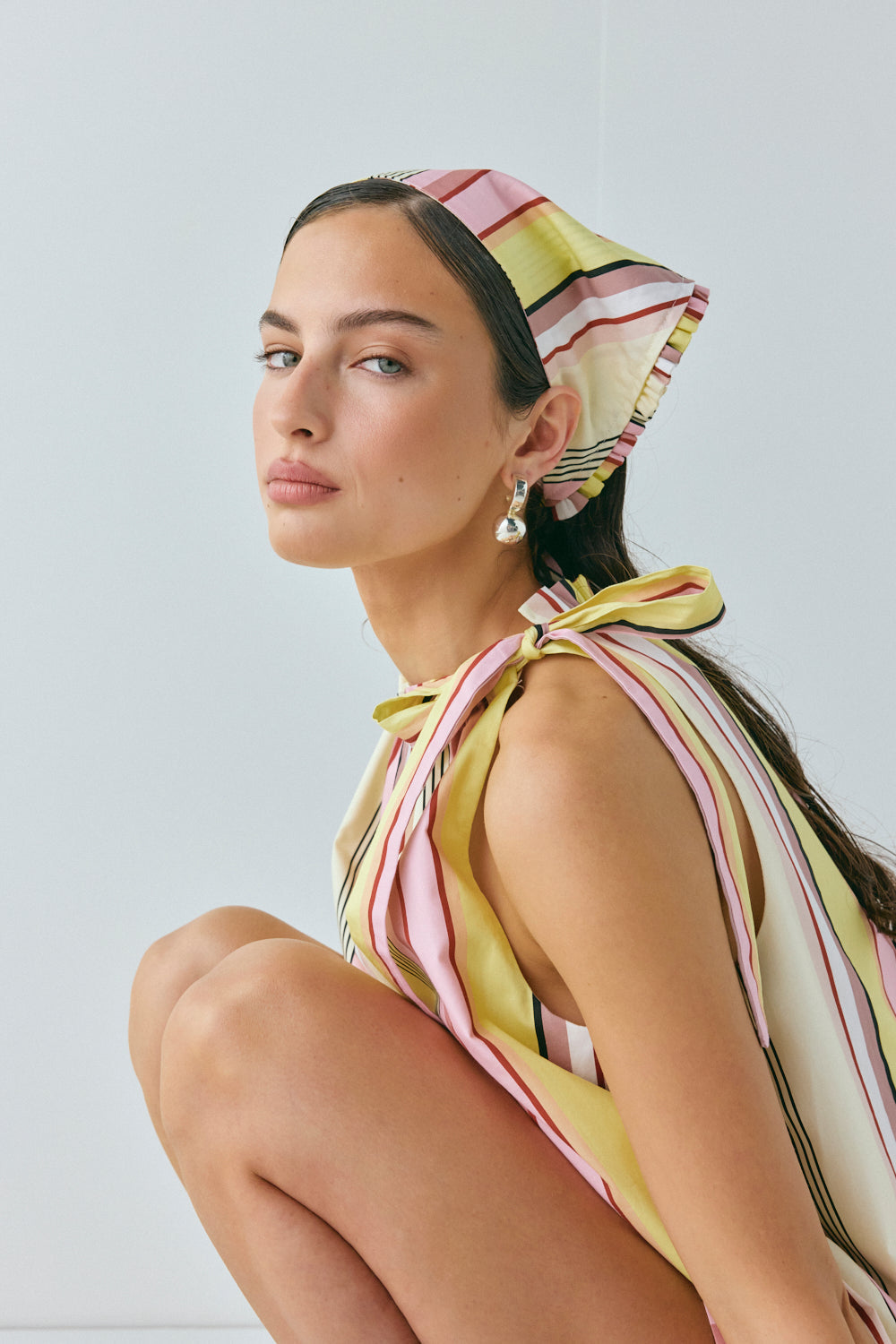 Darja Bandana Headscarf Stripe
