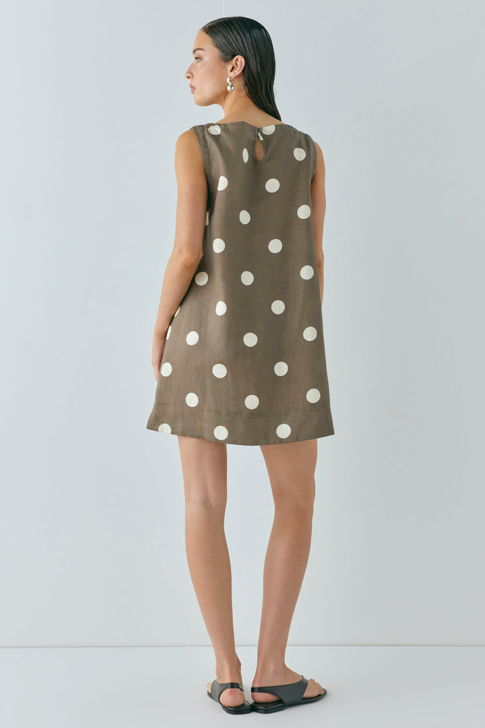 Aftersun Linen Mini Dress Spot