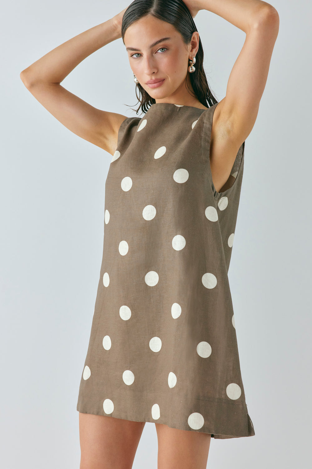 Aftersun Linen Mini Dress Spot