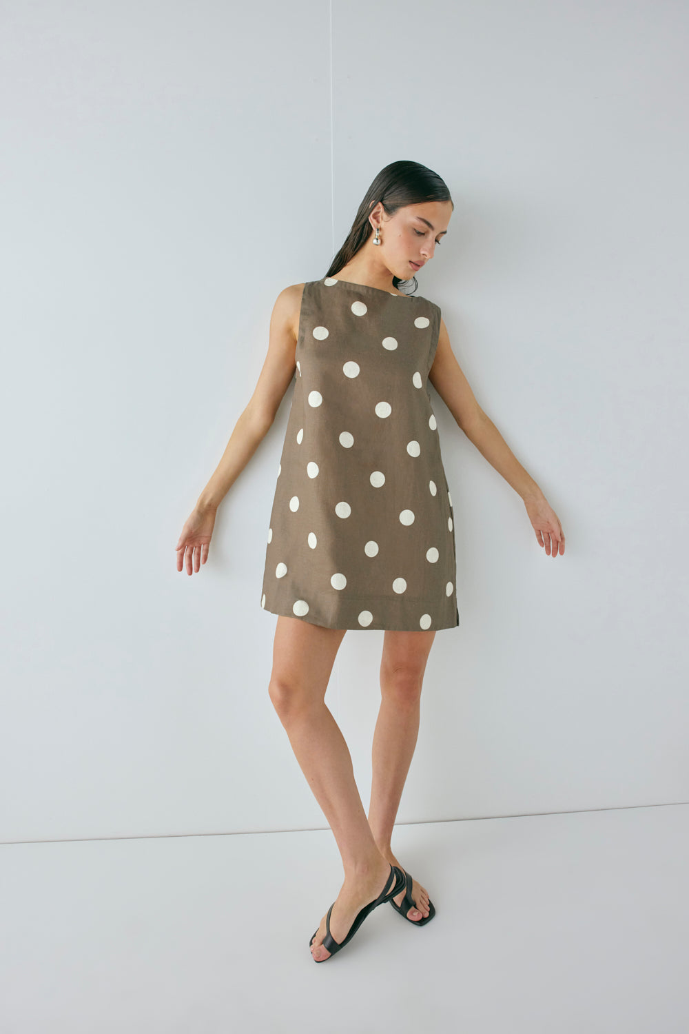 Aftersun Linen Mini Dress Spot