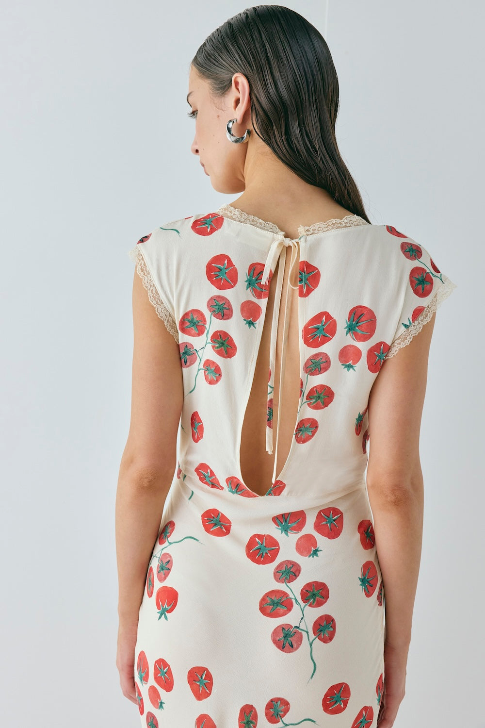 Vintage Lover Bias Cut Maxi Dress Roma