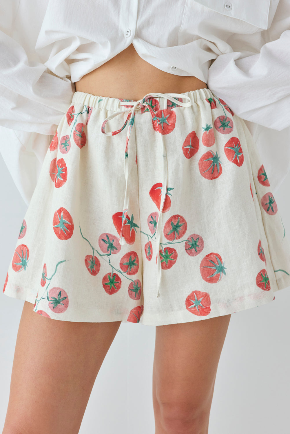 Annika Linen Shorts Roma