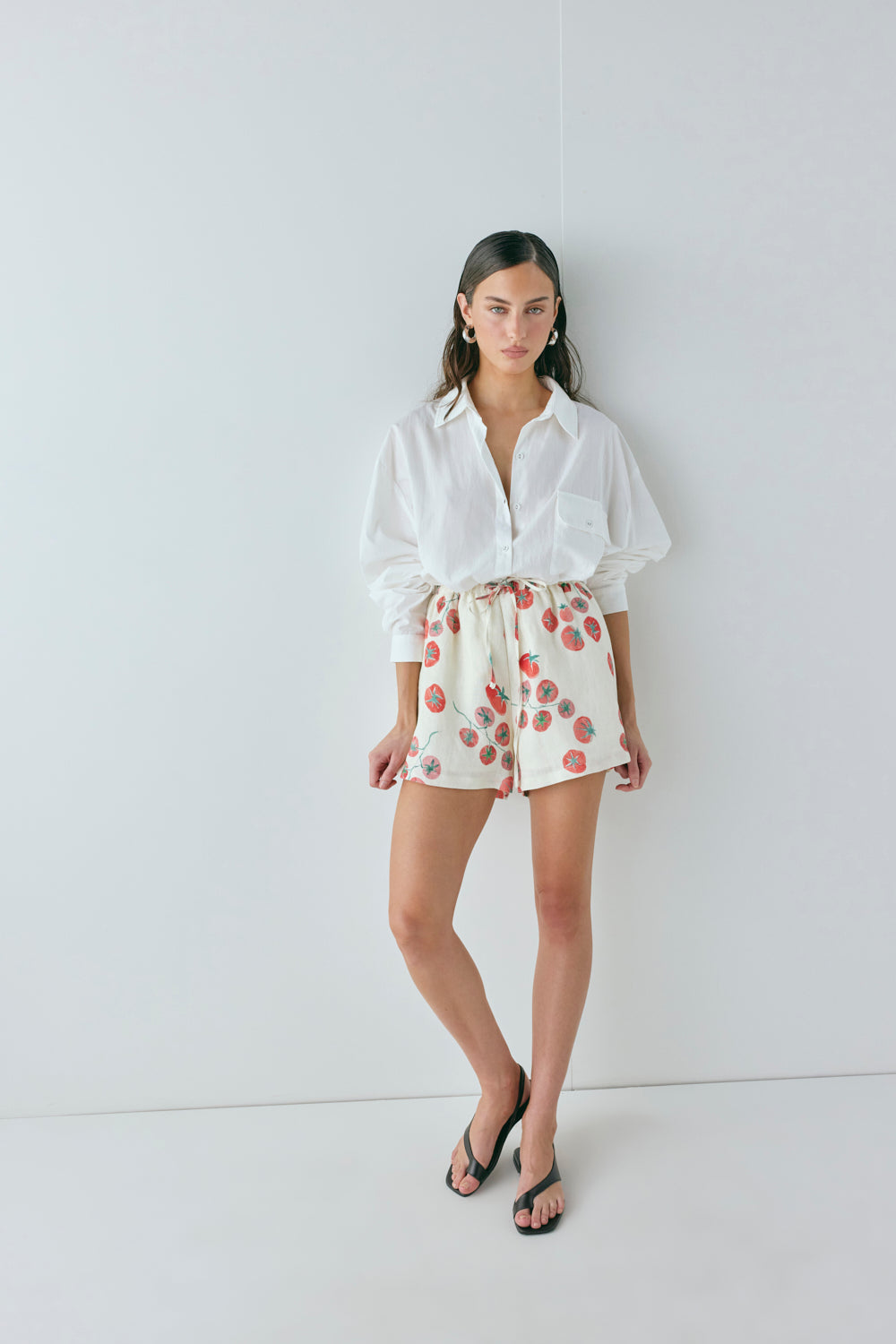 Annika Linen Shorts Roma