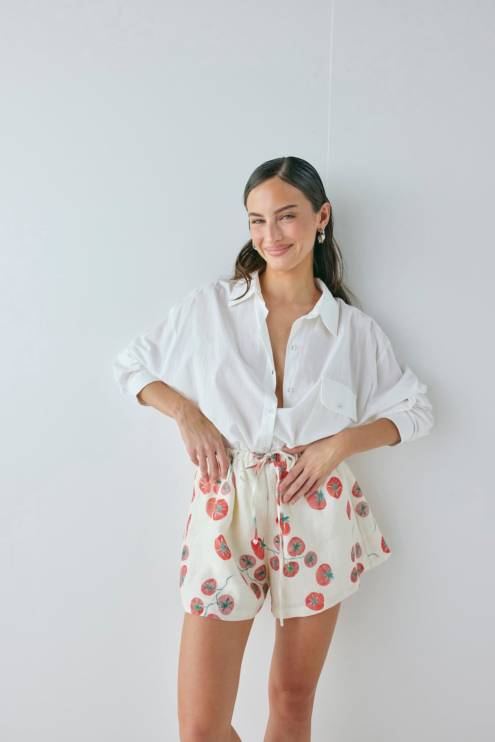 Annika Linen Shorts Roma