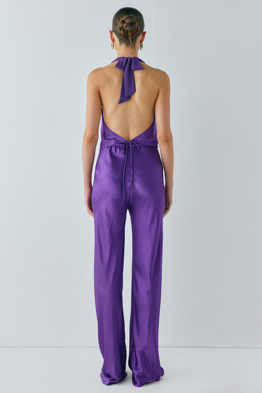 Rae Satin Pants Violet
