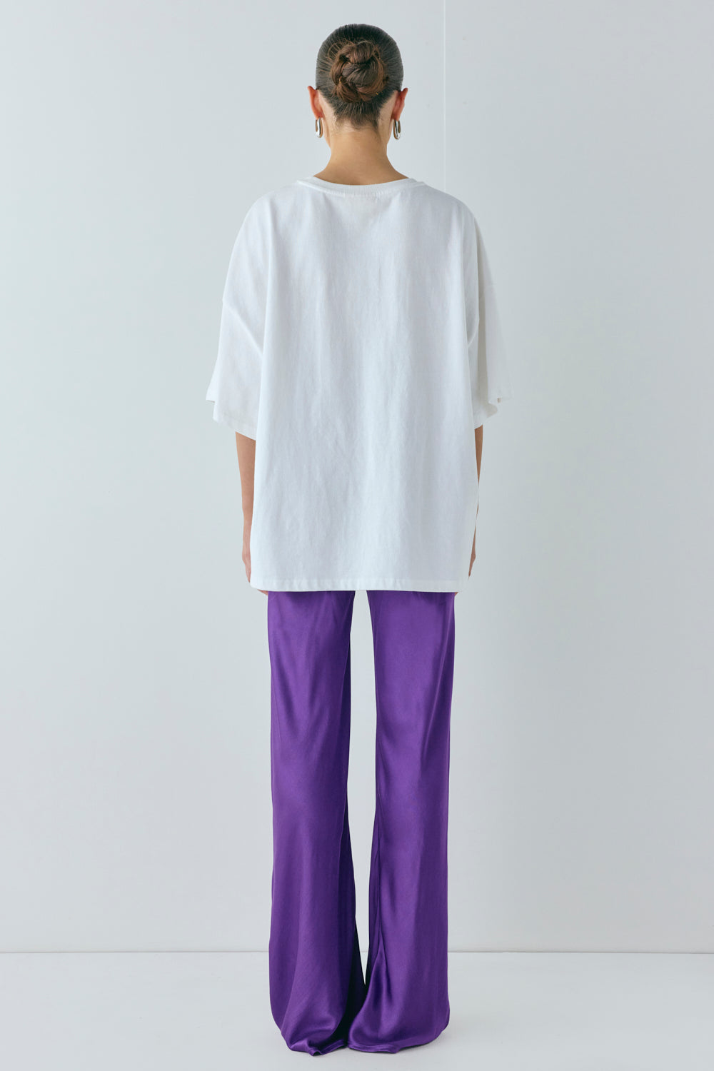 Rae Satin Pants Violet