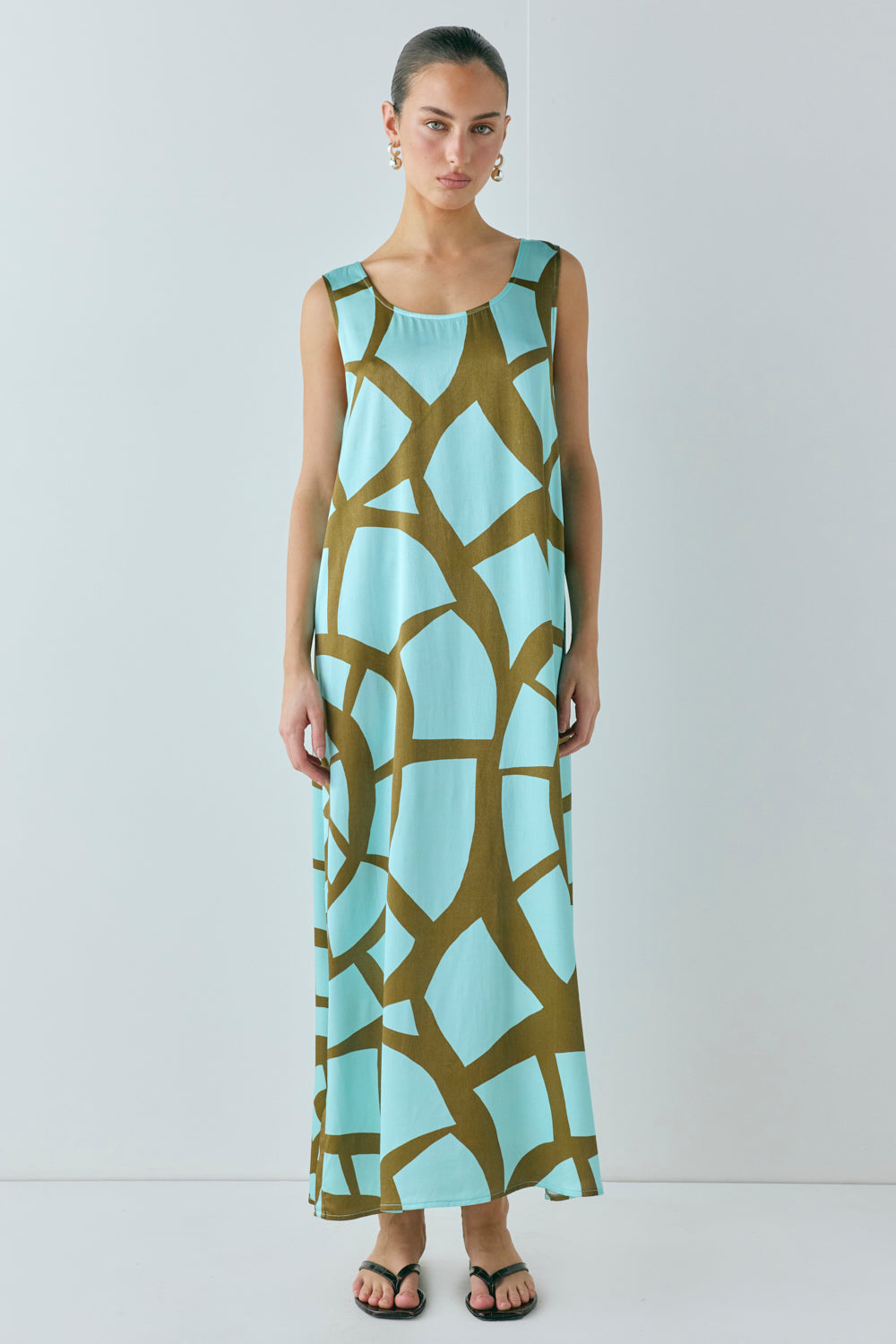 Cate Smock Maxi Dress Avi