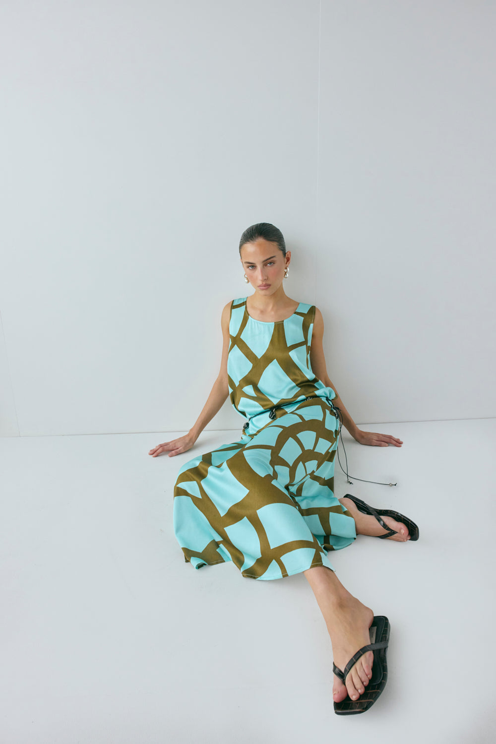Cate Smock Maxi Dress Avi