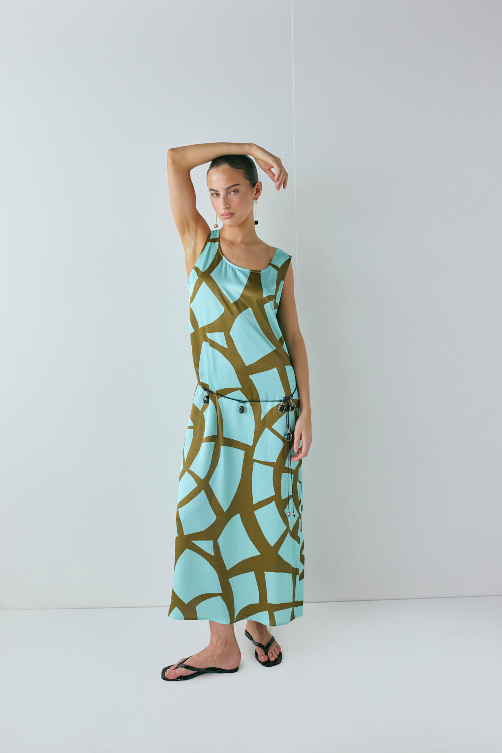 Cate Smock Maxi Dress Avi