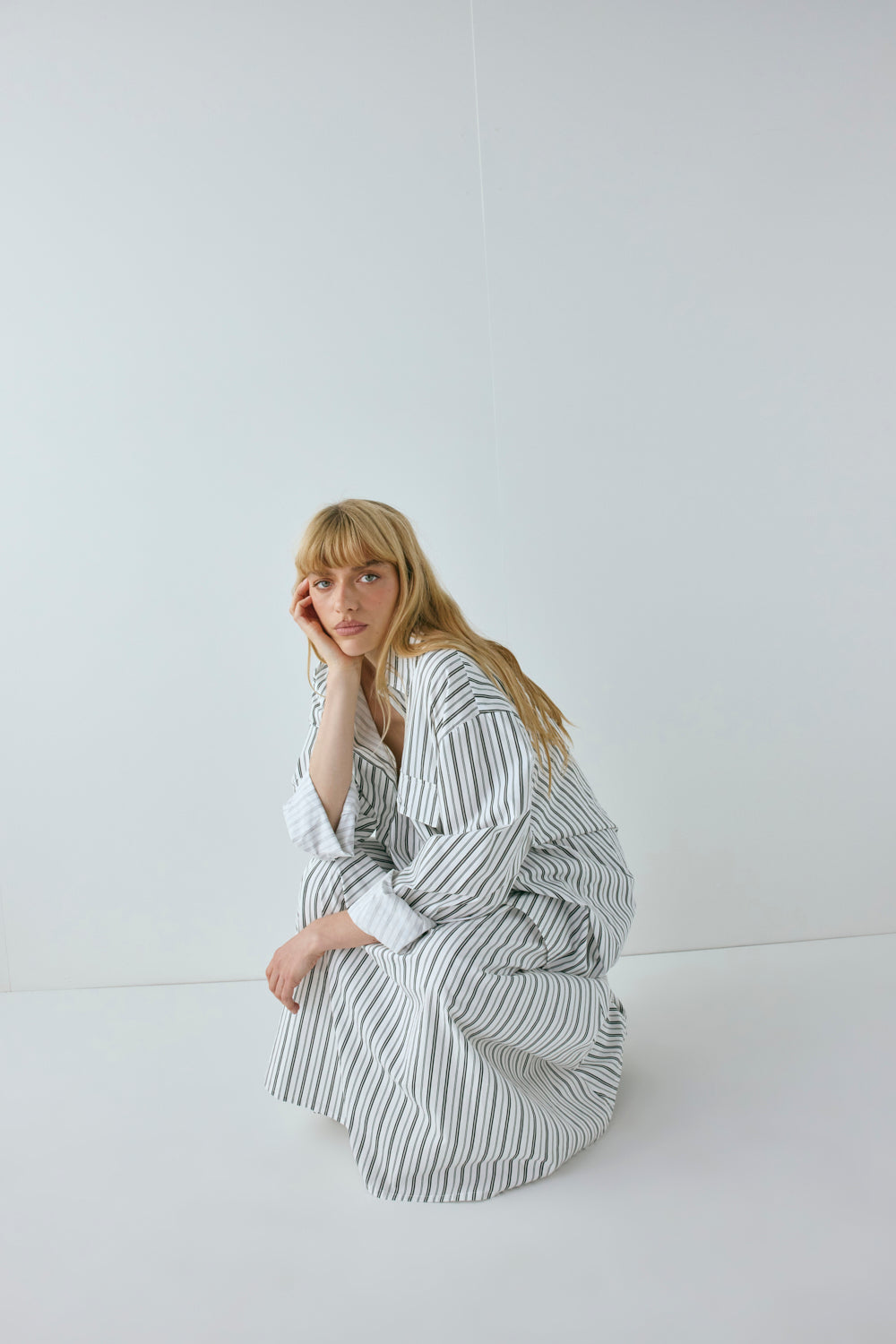 June Shirt Black Stripe