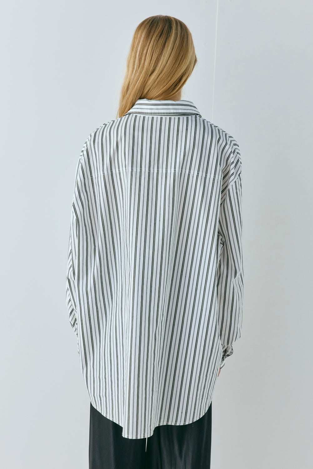 June Shirt Black Stripe