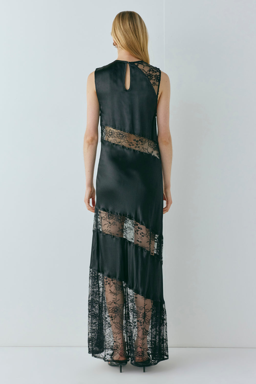 Dorit Lace Maxi Dress Black