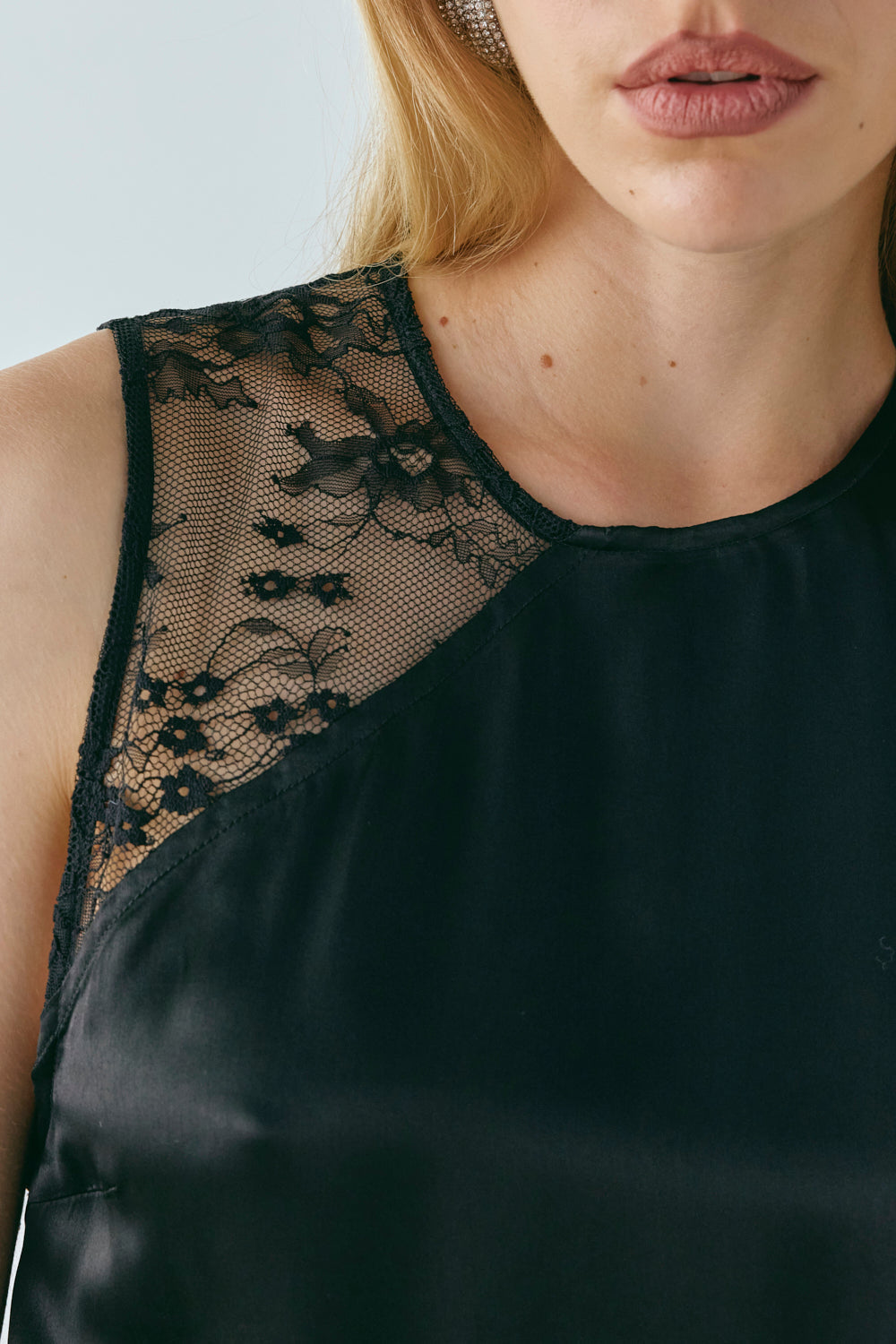 Dorit Lace Maxi Dress Black