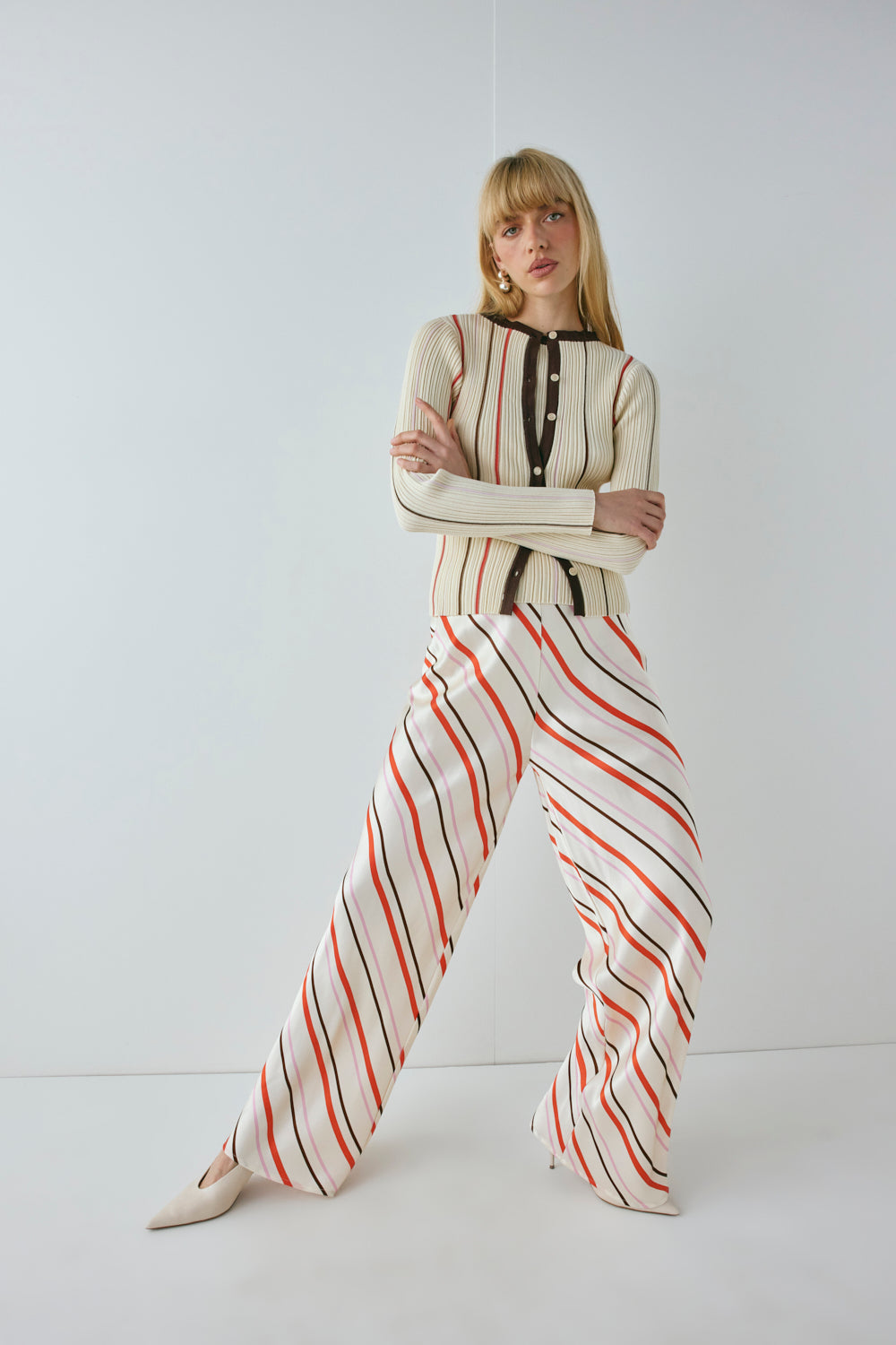 Margaux Knit Cardigan Stripe