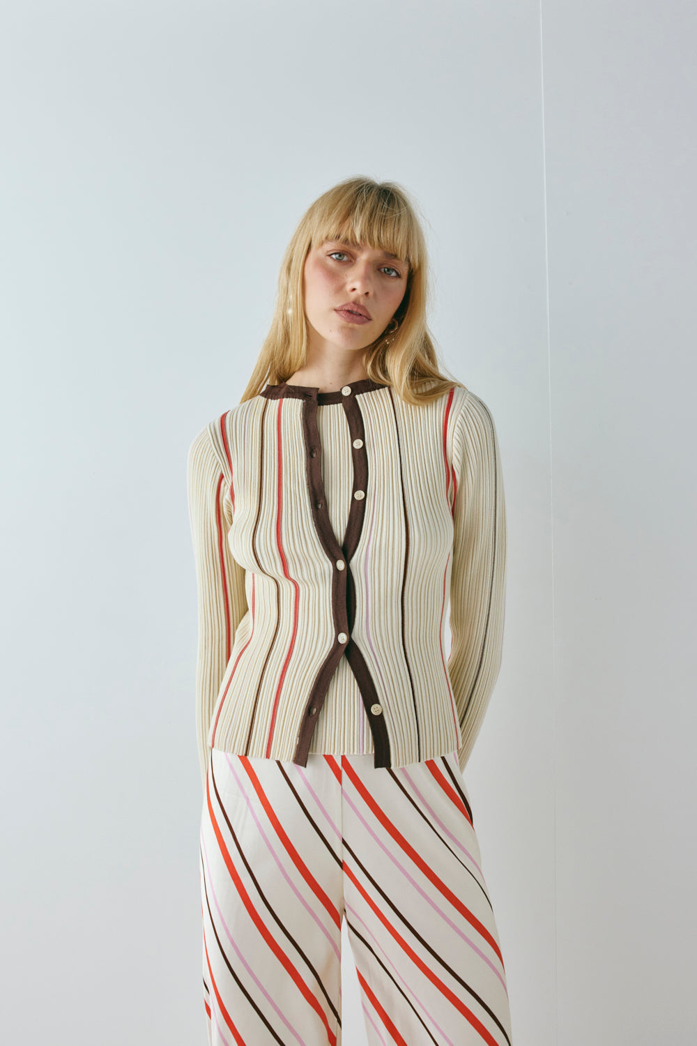 Margaux Knit Cardigan Stripe