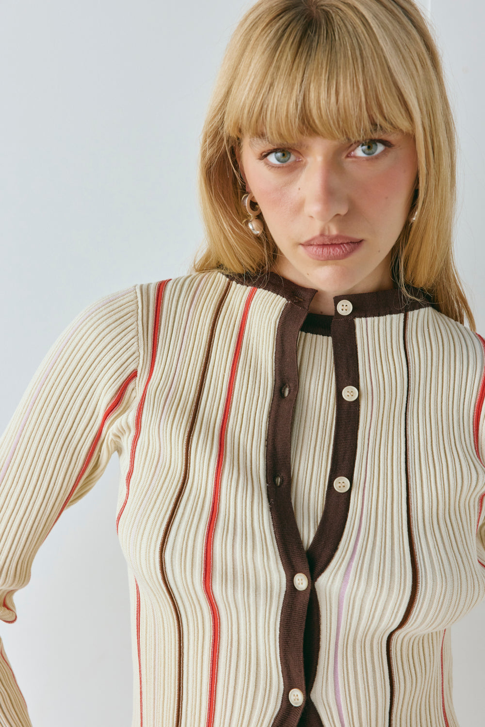 Margaux Knit Cardigan Stripe