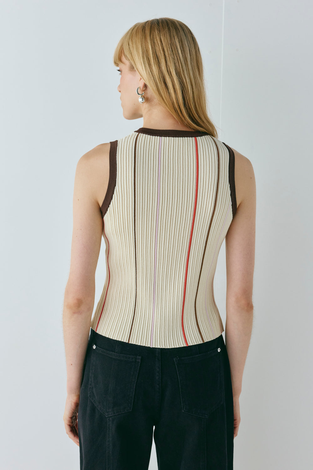 Frances Knit Top Stripe
