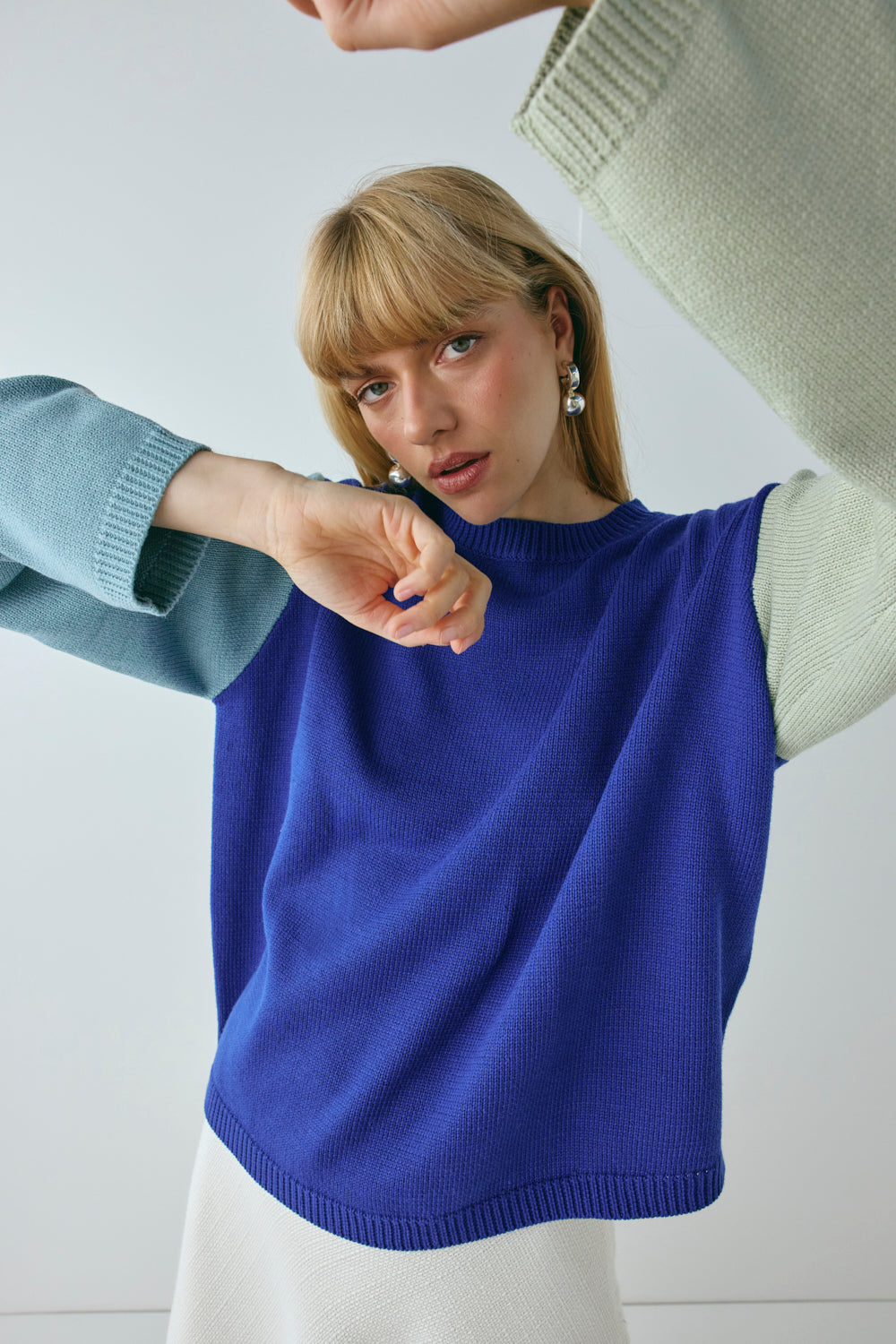 Clara Jumper Cobalt Splice