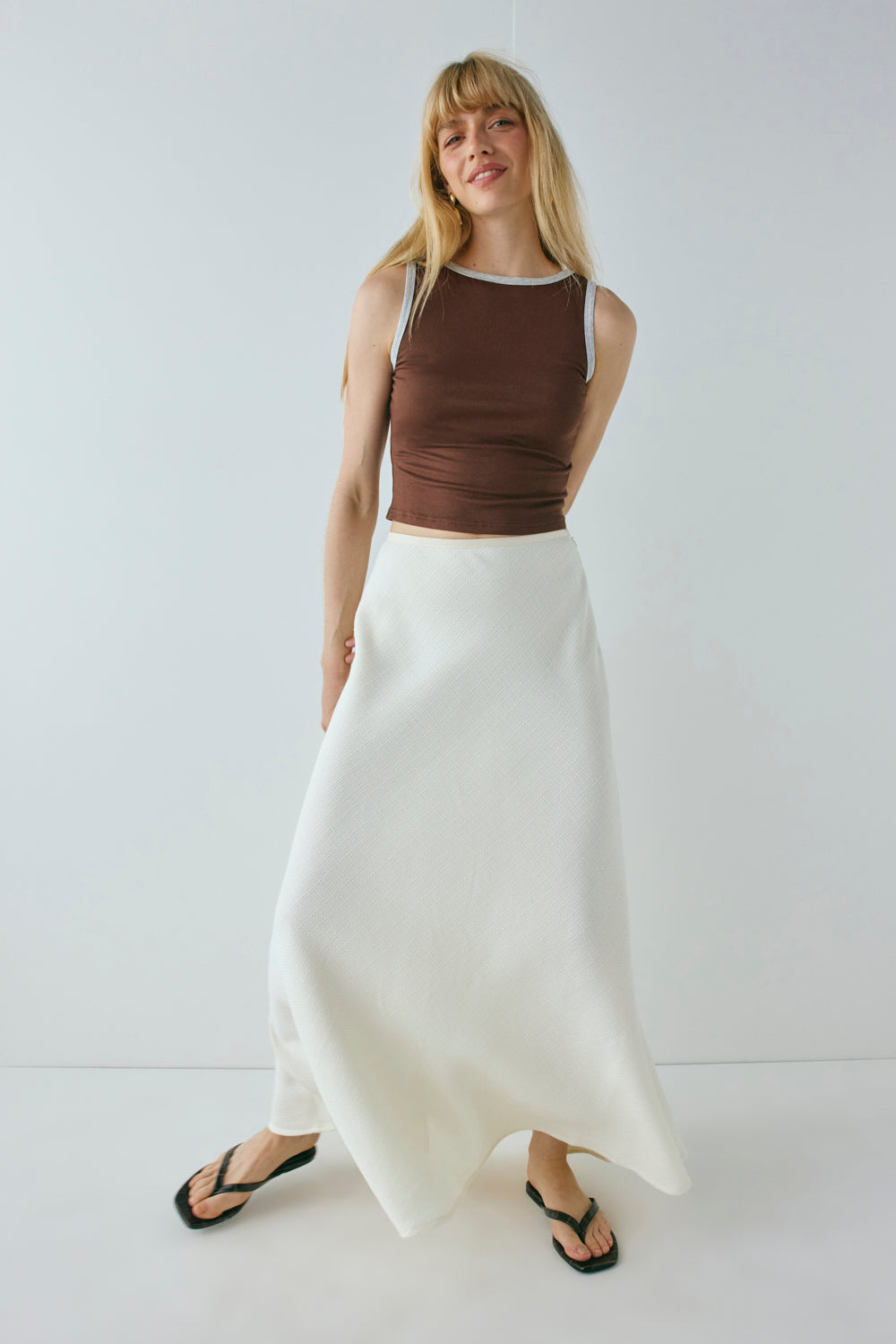 Cece Maxi Skirt Cream