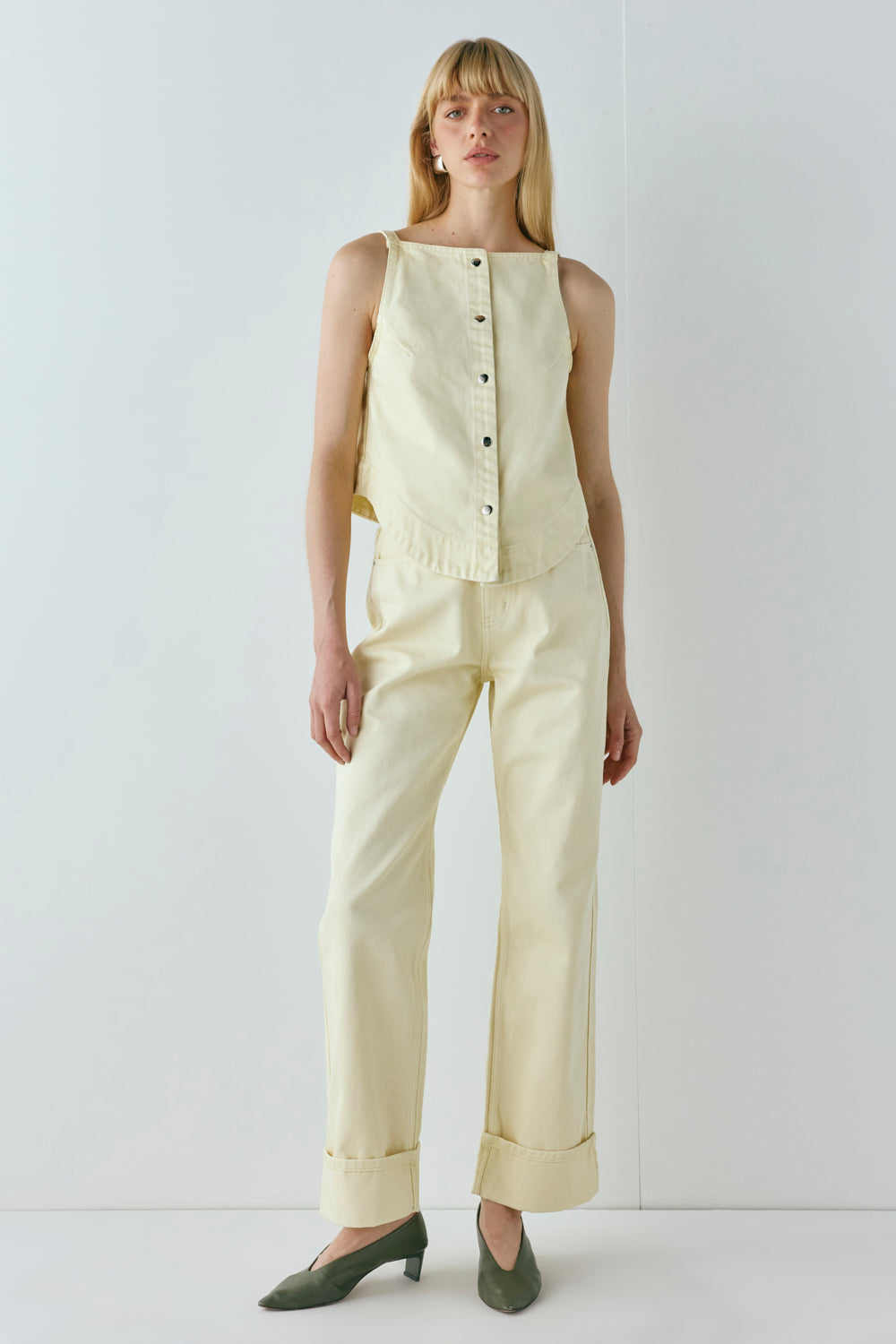 Drew Denim Top Butter