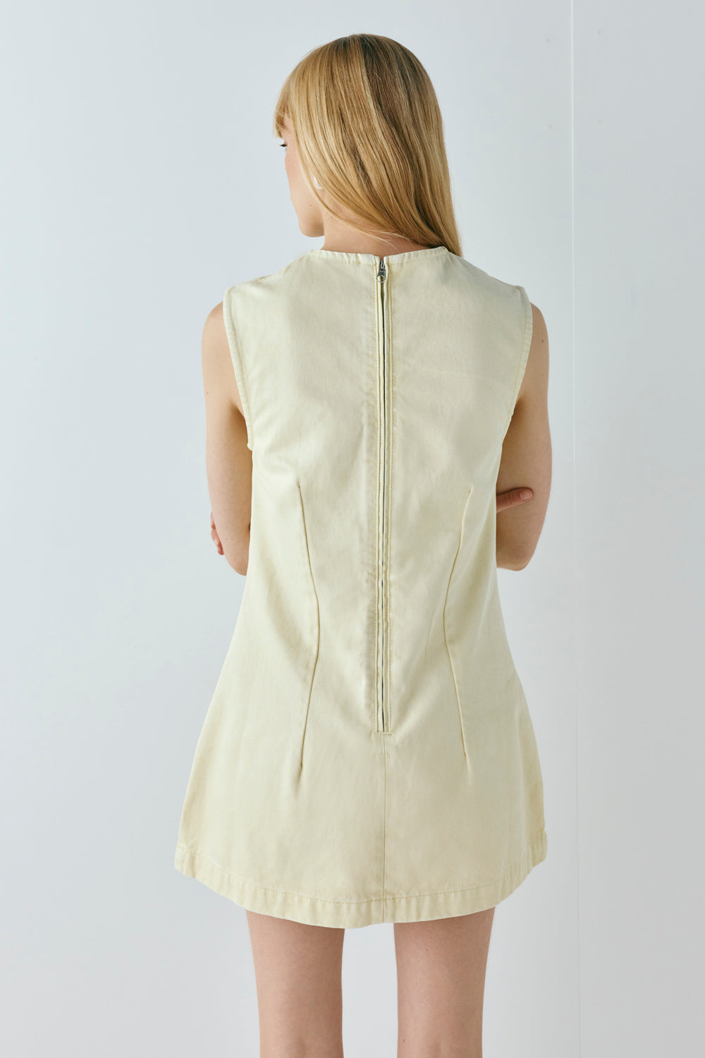 Lolita Denim Mini Dress Butter