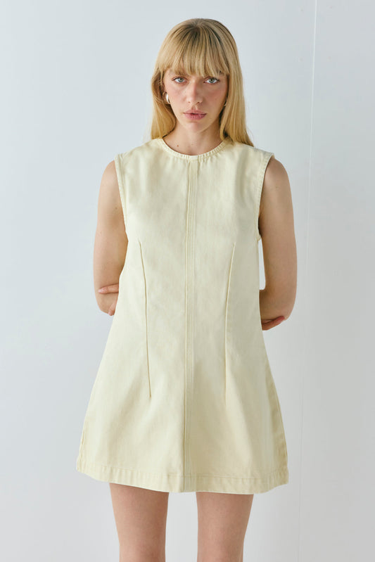 Lolita Denim Mini Dress Butter