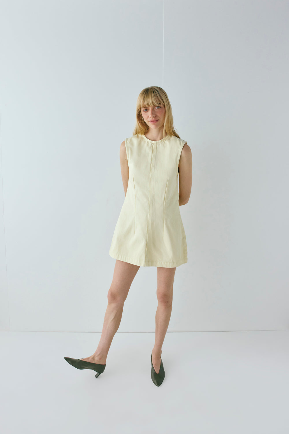 Lolita Denim Mini Dress Butter