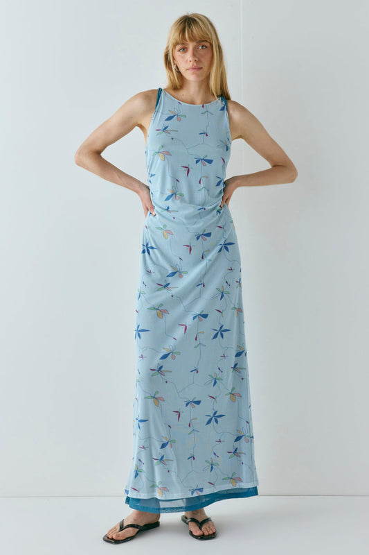 Fredrika Mesh Maxi Dress Sol